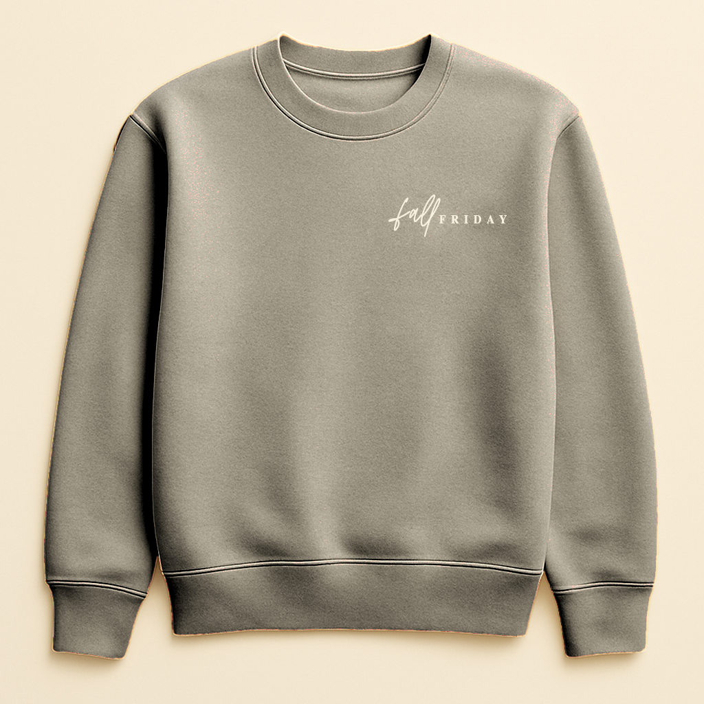 Dark Grey Fall Friday Sweater